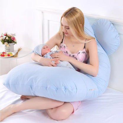 Full Body Maternity Pillow For Sleeping And Nursing  UShaped Pregnancy Support Cushion With Removab 2