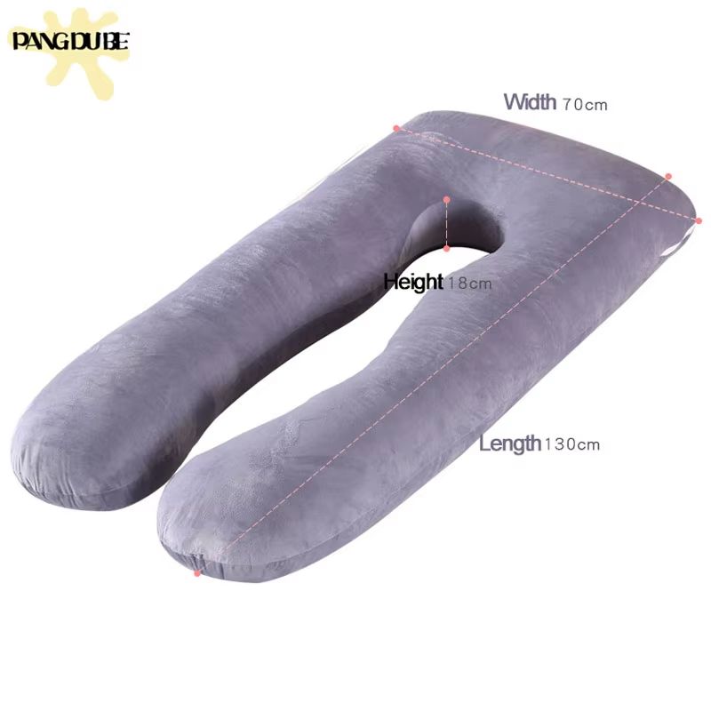 Full Body Maternity Pillow For Sleeping And Nursing  UShaped Pregnancy Support Cushion With Removab 4