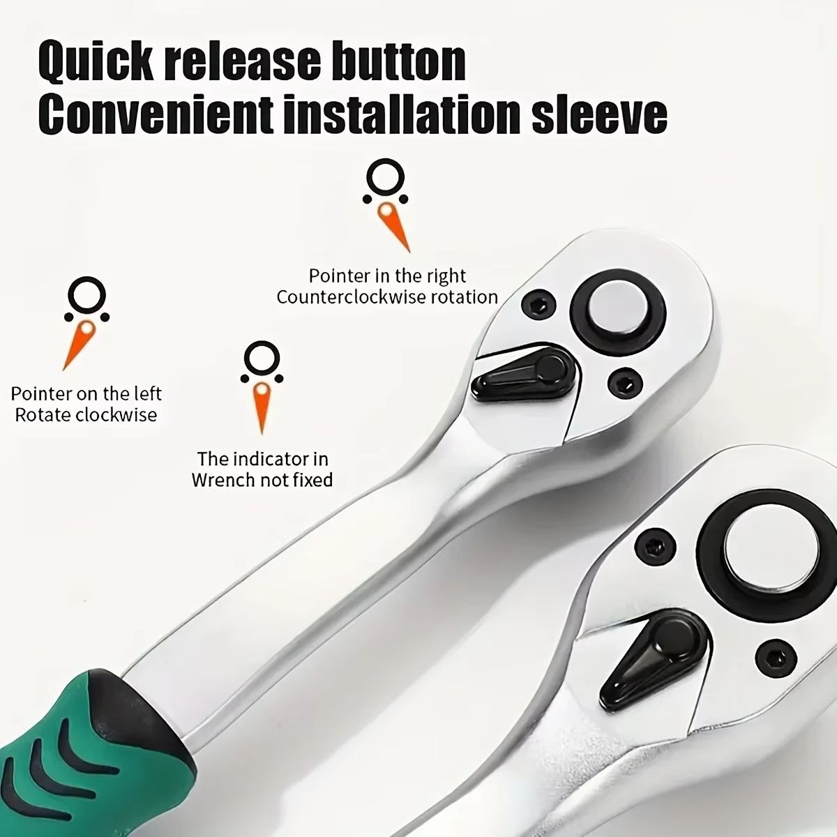ProFix 46in1 Socket Sleeve Wrench  Ratchet Tool Kit For Auto Repair 7
