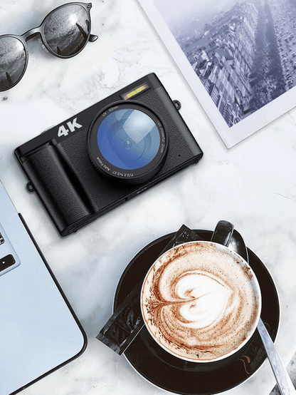 4K Vlogging Camera With Flip Screen Autofocus And Anti Shake For Photography And Video 4
