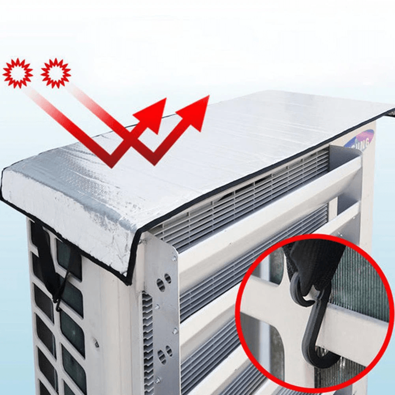 Outdoor Air Conditioner Cover 46x95cm Waterproof Dustproof Sunproof Protector 3
