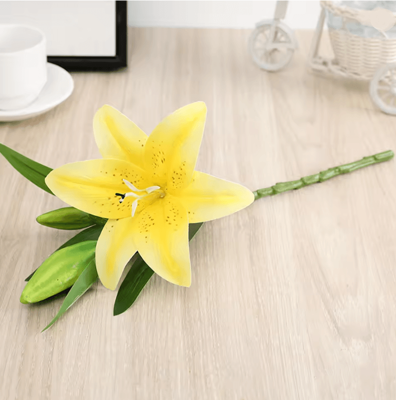 Realistic 3D Printed Artificial Lily Branches For Wedding And Home Decor 3