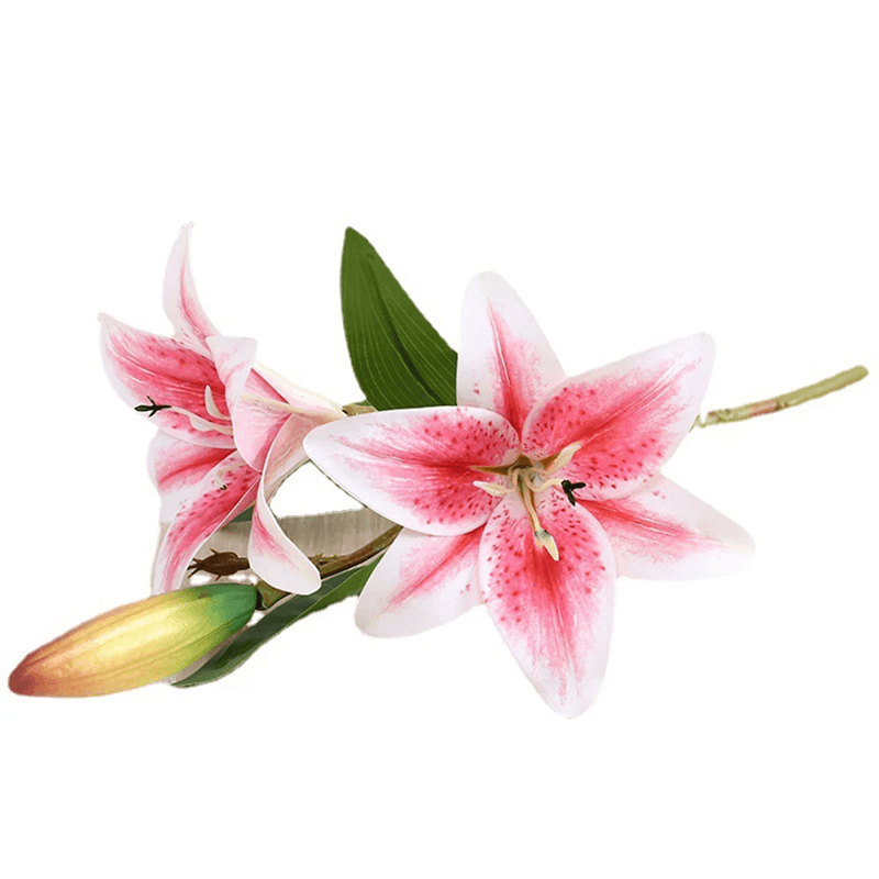 Realistic 3D Printed Artificial Lily Branches For Wedding And Home Decor 8