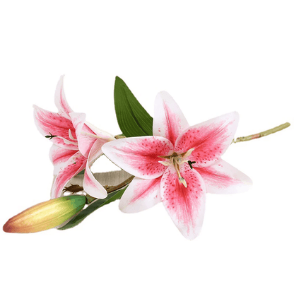 Realistic 3D Printed Artificial Lily Branches For Wedding And Home Decor 8