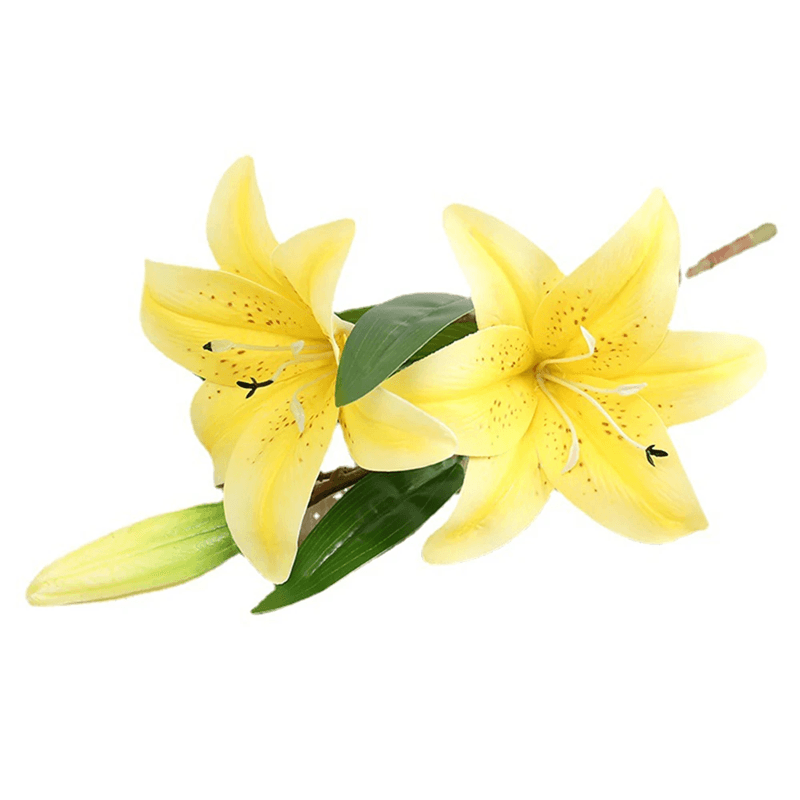 Realistic 3D Printed Artificial Lily Branches For Wedding And Home Decor 6