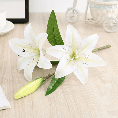 Realistic 3D Printed Artificial Lily Branches For Wedding And Home Decor 7