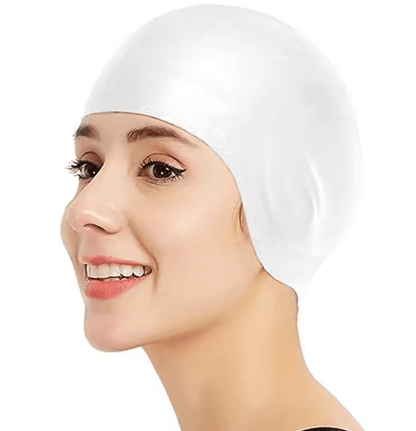 Waterproof Silicone Swimming Cap With Ear Protection For Adults 1
