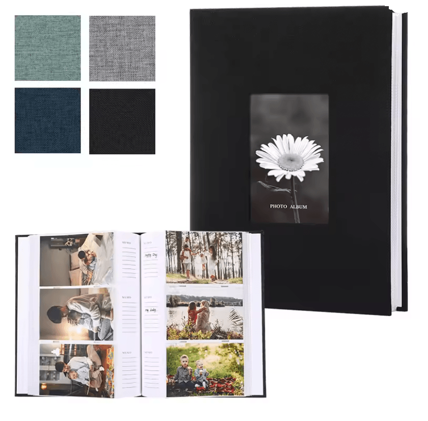 Linen Photo Album For 6 Inch Prints With Writable Interleaf Pages 5