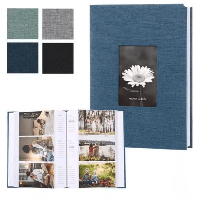 Linen Photo Album For 6 Inch Prints With Writable Interleaf Pages 7