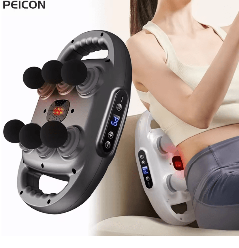 High Frequency Muscle Massage Gun with 6 Heads for Deep Tissue Recovery