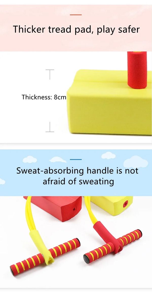 Foam Pogo Jumper For Kids Age 3 And Up Outdoor Fun Toy For Boys And Girls 6