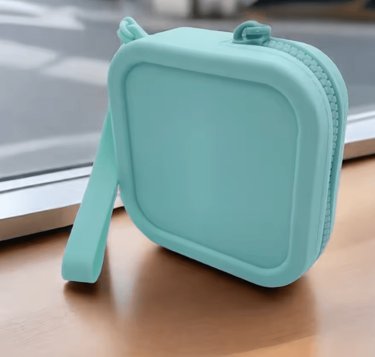 Vintage Silicone Coin Purse Travel Organizer For Earphones And Change 3