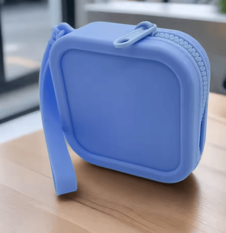 Vintage Silicone Coin Purse Travel Organizer For Earphones And Change 4
