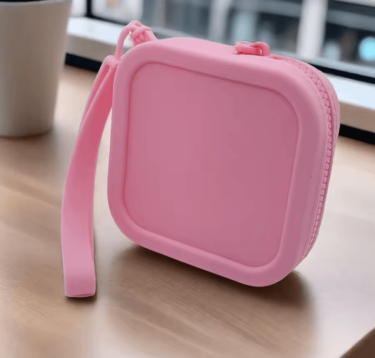 Vintage Silicone Coin Purse Travel Organizer For Earphones And Change 5