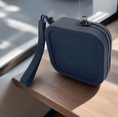 Vintage Silicone Coin Purse Travel Organizer For Earphones And Change 8