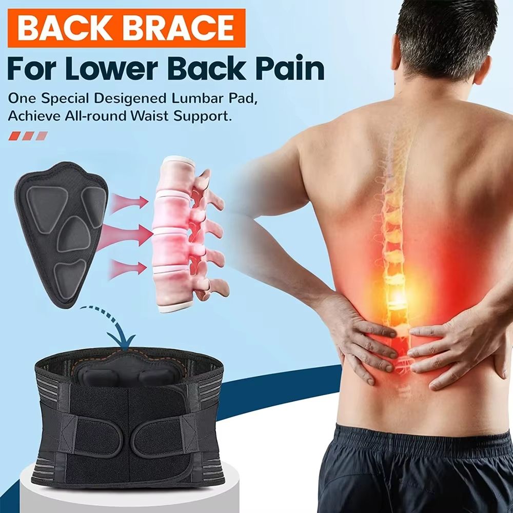 Ultimate Back Support Belt For Lower Back Pain Sciatica  Heavy Lifting Relief 2