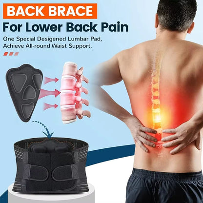 Ultimate Back Support Belt For Lower Back Pain Sciatica  Heavy Lifting Relief 2