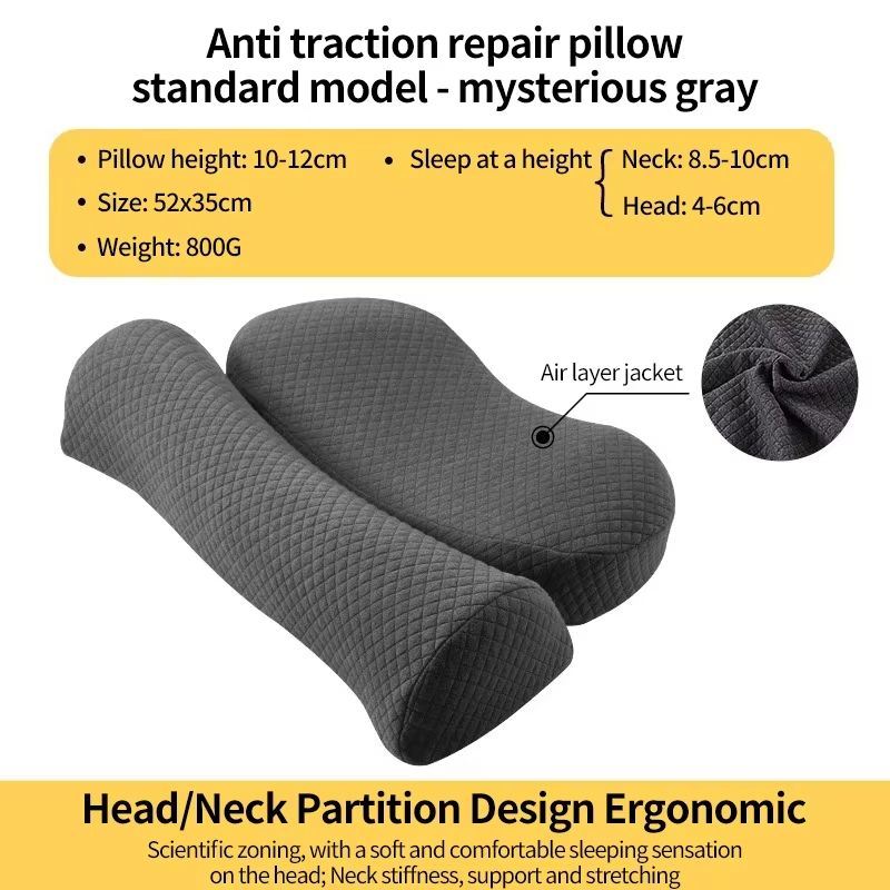 Ergonomic Memory Foam Cervical Pillow  Contour Orthopedic Pillow For Neck Pain Relief Side Back  St