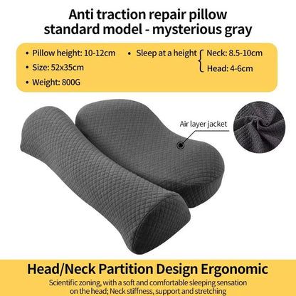 Ergonomic Memory Foam Cervical Pillow  Contour Orthopedic Pillow For Neck Pain Relief Side Back  St