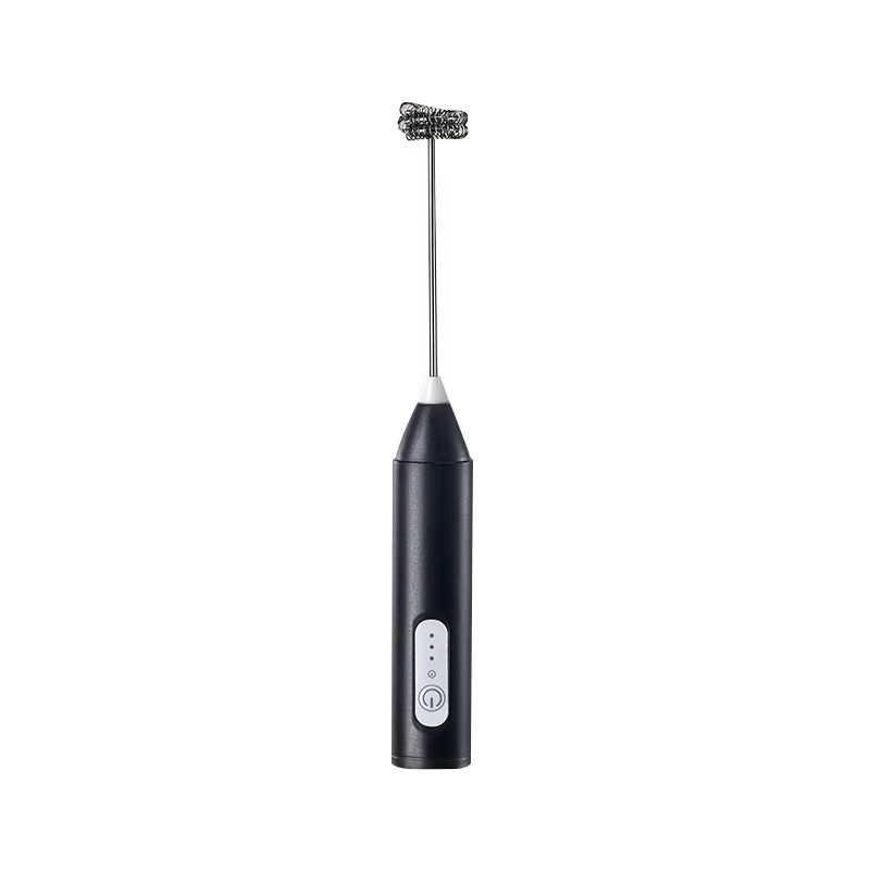 USB Rechargeable Handheld Milk Frother  Mini Milk Frother Wand With 3 Speeds Portable USB Rechargea