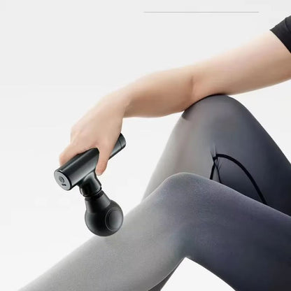 Mini LCD Muscle Massager Gun  Portable 6 Head Deep Tissue Fascia Gun For Neck Back And Body 2