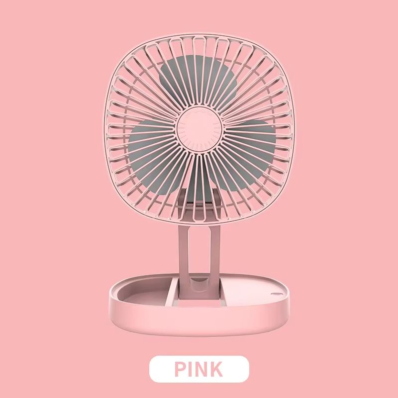 Portable Foldable USB Rechargeable Mini Fan For Desk Or Wall Mount  Compact Cooling Fan For Travel