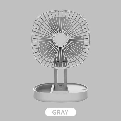 Portable Foldable USB Rechargeable Mini Fan For Desk Or Wall Mount  Compact Cooling Fan For Travel