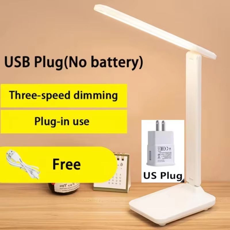 Portable Folding LED Desk Lamp  TouchControl Dimmable Night Light And USB Reading Lamp 0