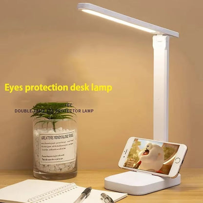 Portable Folding LED Desk Lamp  TouchControl Dimmable Night Light And USB Reading Lamp 5