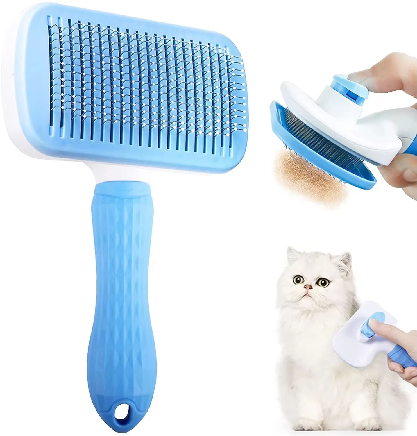 Premium Pet Hair Remover Brush  Long Hair Grooming Comb 1