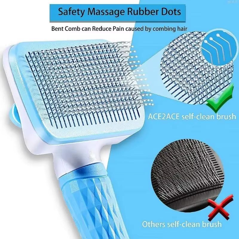 Premium Pet Hair Remover Brush  Long Hair Grooming Comb 9
