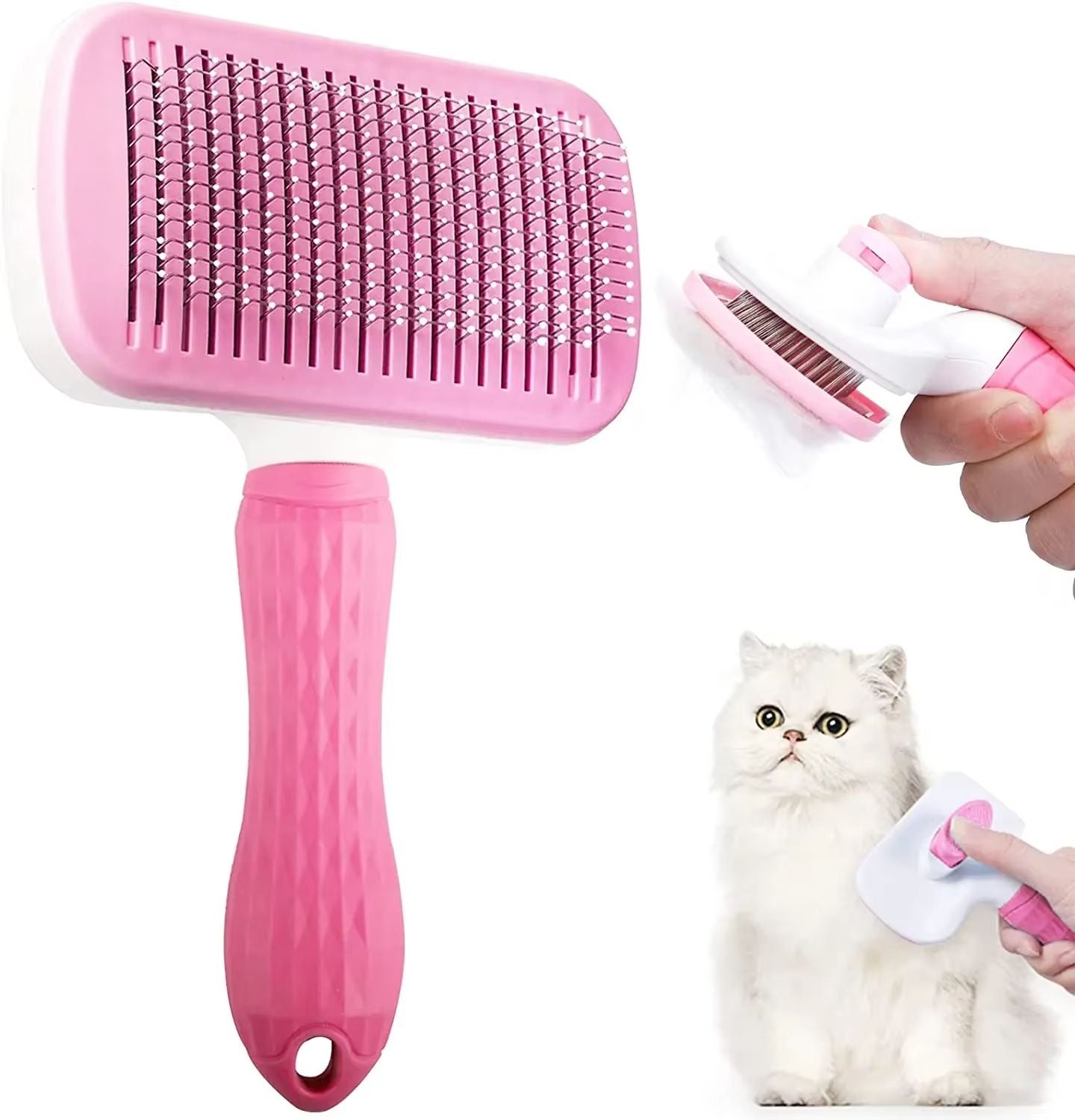 Premium Pet Hair Remover Brush  Long Hair Grooming Comb 10