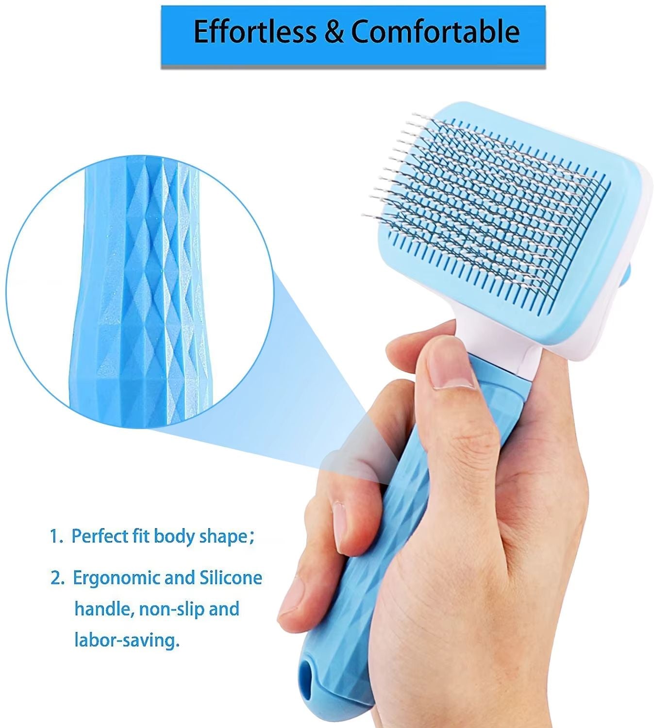 Premium Pet Hair Remover Brush  Long Hair Grooming Comb 11