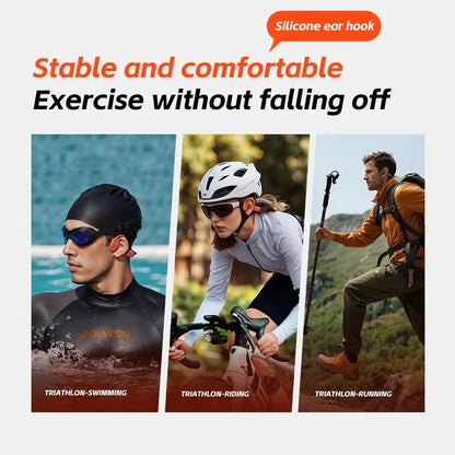 POLVCDG X16 Bone Conduction Waterproof Headphones 32GB Bluetooth 54 4