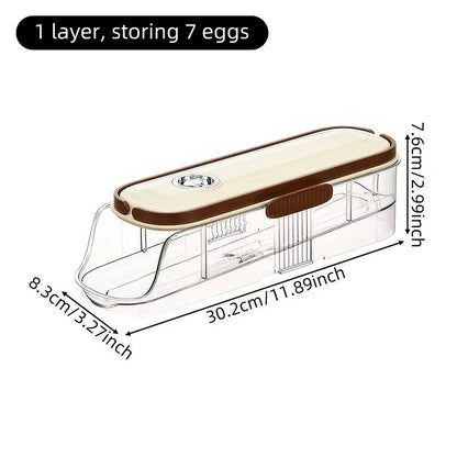 AutoRolling Egg Storage Rack For Refrigerators  SpaceSaving Organizer With Easy Access 3
