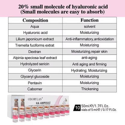Hyaluronic Acid Facial Serum Skin Rejuvenation Essence 1