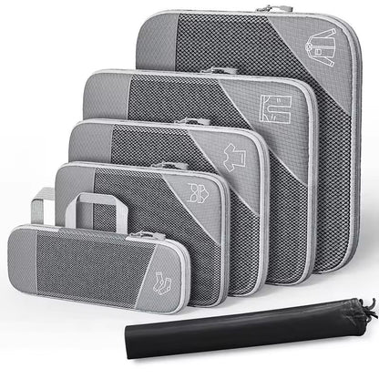 6 Piece Travel Compression Packing Cube Organizer Set 11
