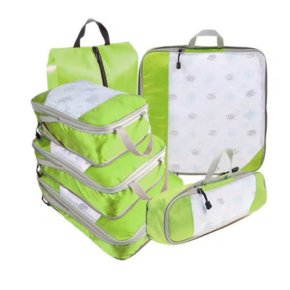 6 Piece Travel Compression Packing Cube Organizer Set 12