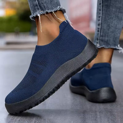 Women Slip On Sock Sneakers Breathable Running Shoes 1