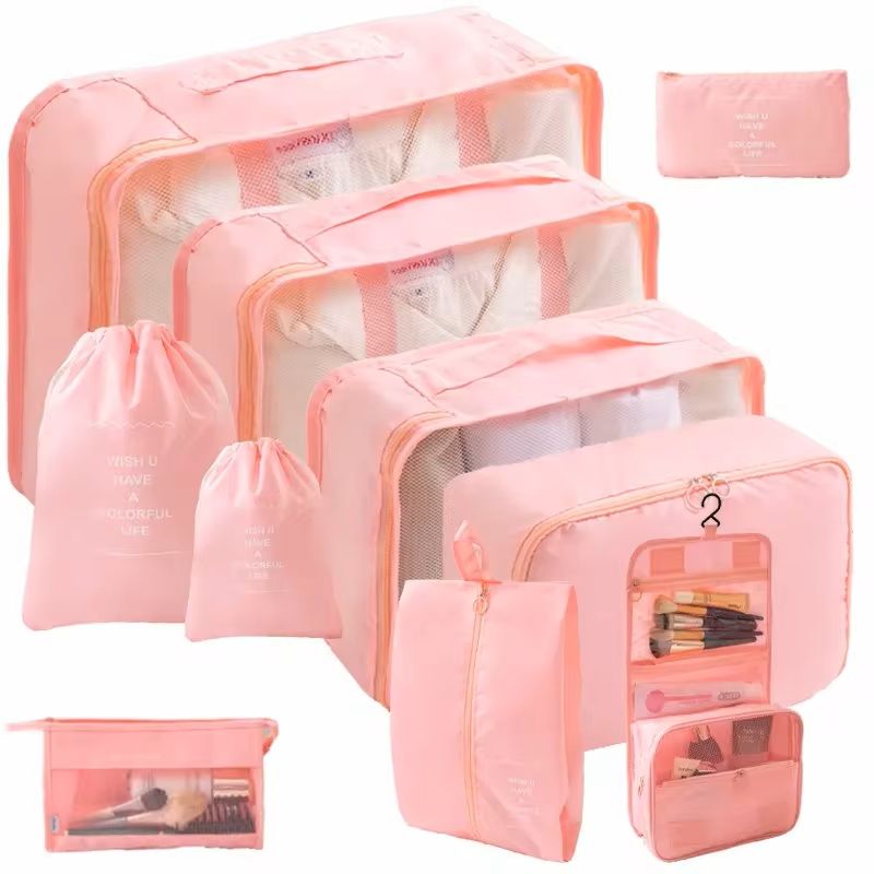 Travel Packing Cube Organizer Set With Shoe Pouch 2