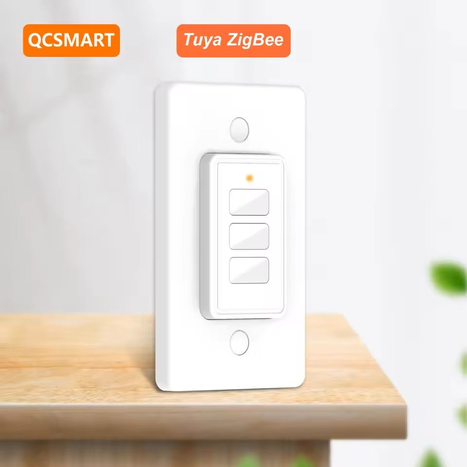 Smart ZigBee Scene Switch 3 Button Remote Control