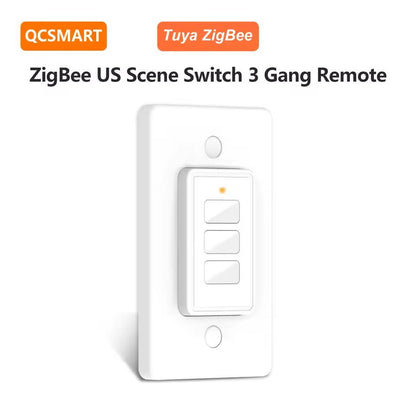 Smart ZigBee Scene Switch 3 Button Remote Control 6