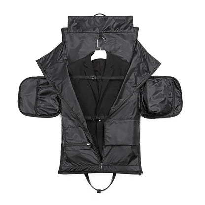 Multifunction Garment Bag for Men, Large Capacity Suit Storage Luggage Handbag with Waterproof Travel Duffel & Shoes