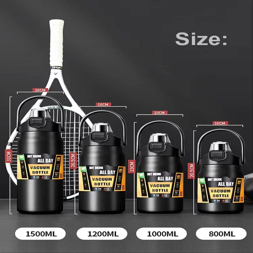 HydraGuarddrink Stainless Steel Thermal Water Bottle With Straw Hot  Cold Temperature Lock 5