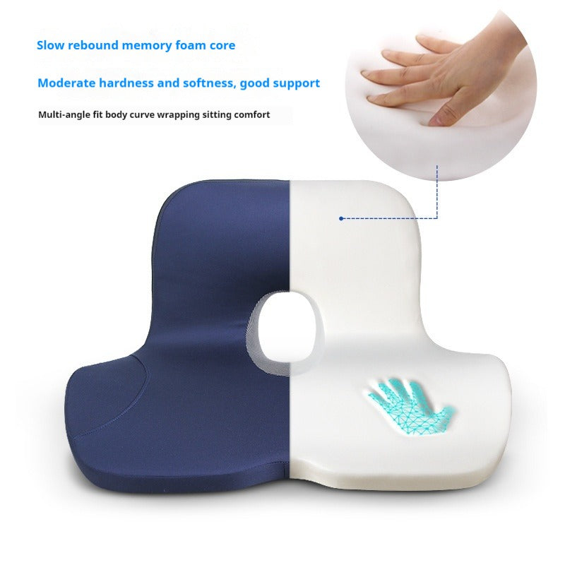 Premium LShaped Integrated Office Chair Seat Cushion Memory Foam Seat Cushion AntiSlip Bottom For A 1