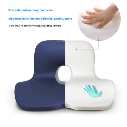 Premium LShaped Integrated Office Chair Seat Cushion Memory Foam Seat Cushion AntiSlip Bottom For A 1
