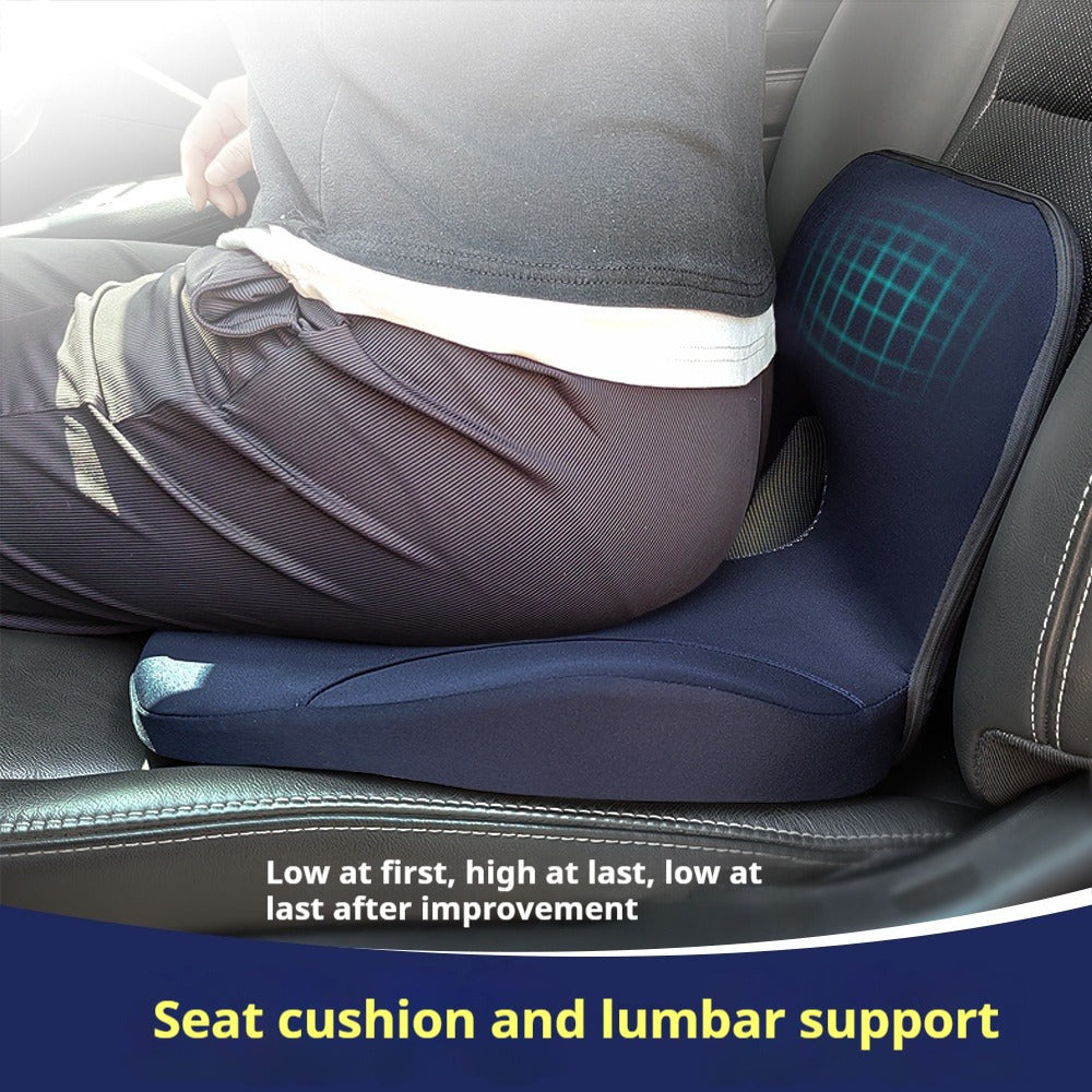 Premium LShaped Integrated Office Chair Seat Cushion Memory Foam Seat Cushion AntiSlip Bottom For A 3