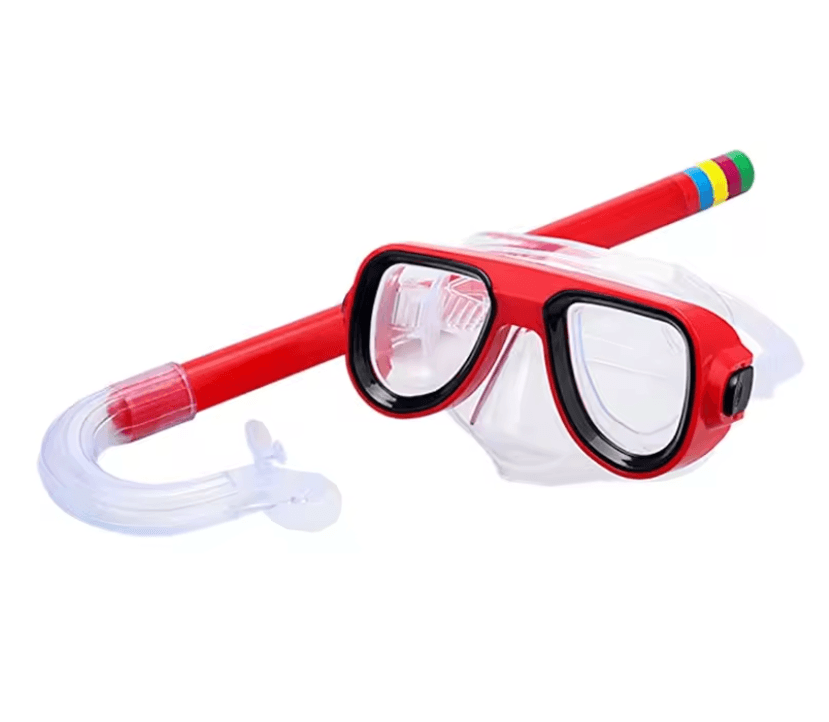 Kids Snorkel Set With Diving Mask And Breathing Tube Anti Fog Underwater Swim Goggles 7