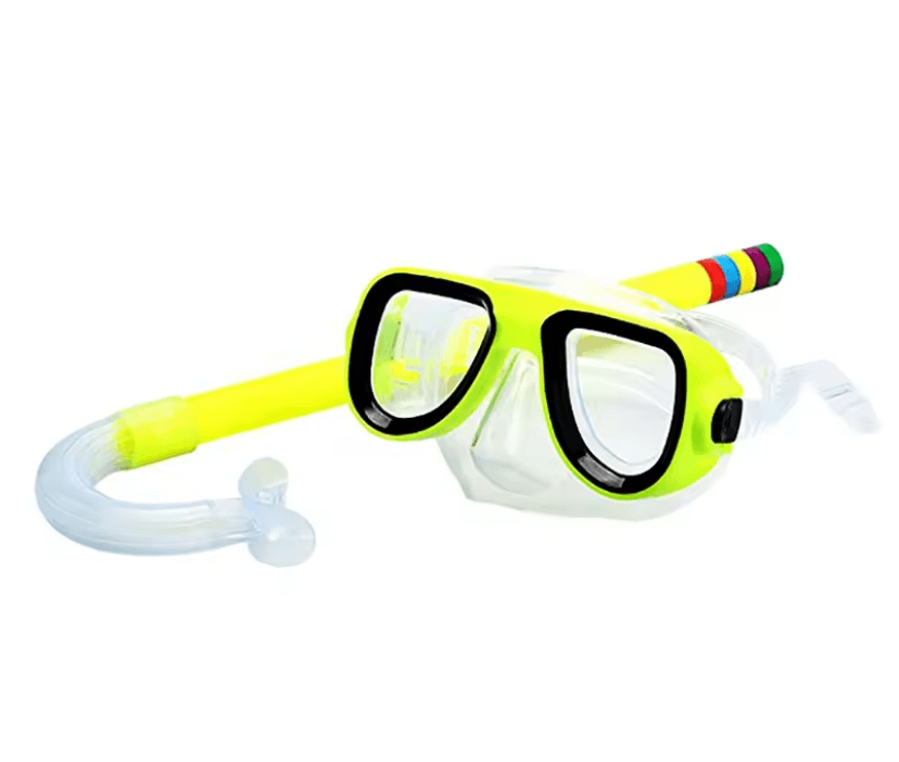 Kids Snorkel Set With Diving Mask And Breathing Tube Anti Fog Underwater Swim Goggles 8