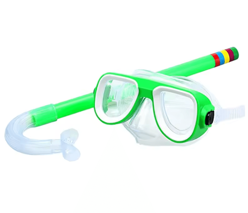 Kids Snorkel Set With Diving Mask And Breathing Tube Anti Fog Underwater Swim Goggles 9